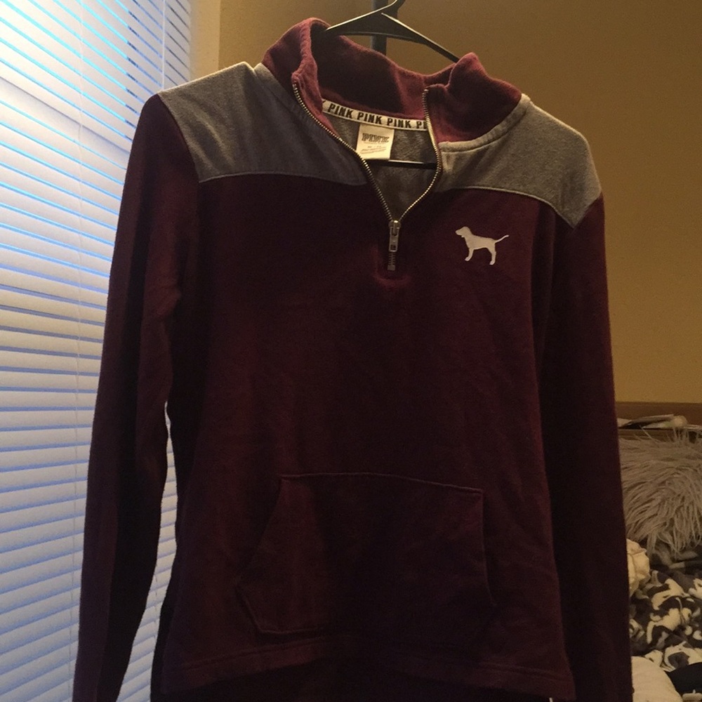 VS pink jacket xs